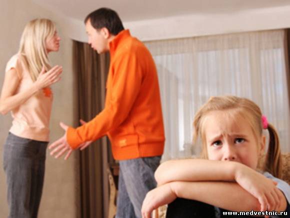 Семейные ссоры вызывают болезни